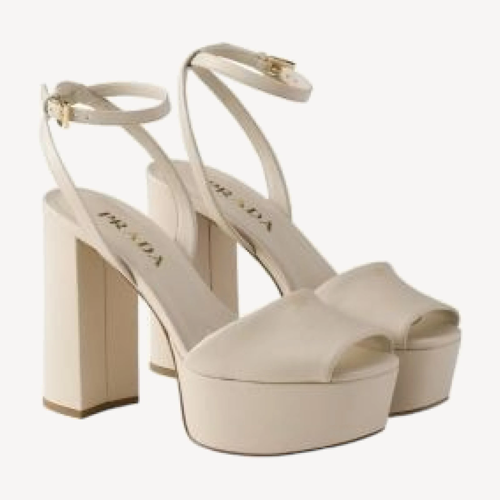 Prada Women's Nappa Leather Platform Sandals
