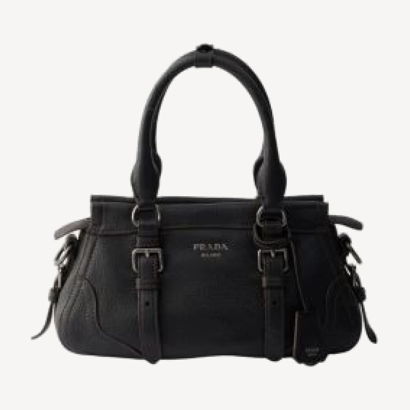 Prada Large Leather Tote Bag