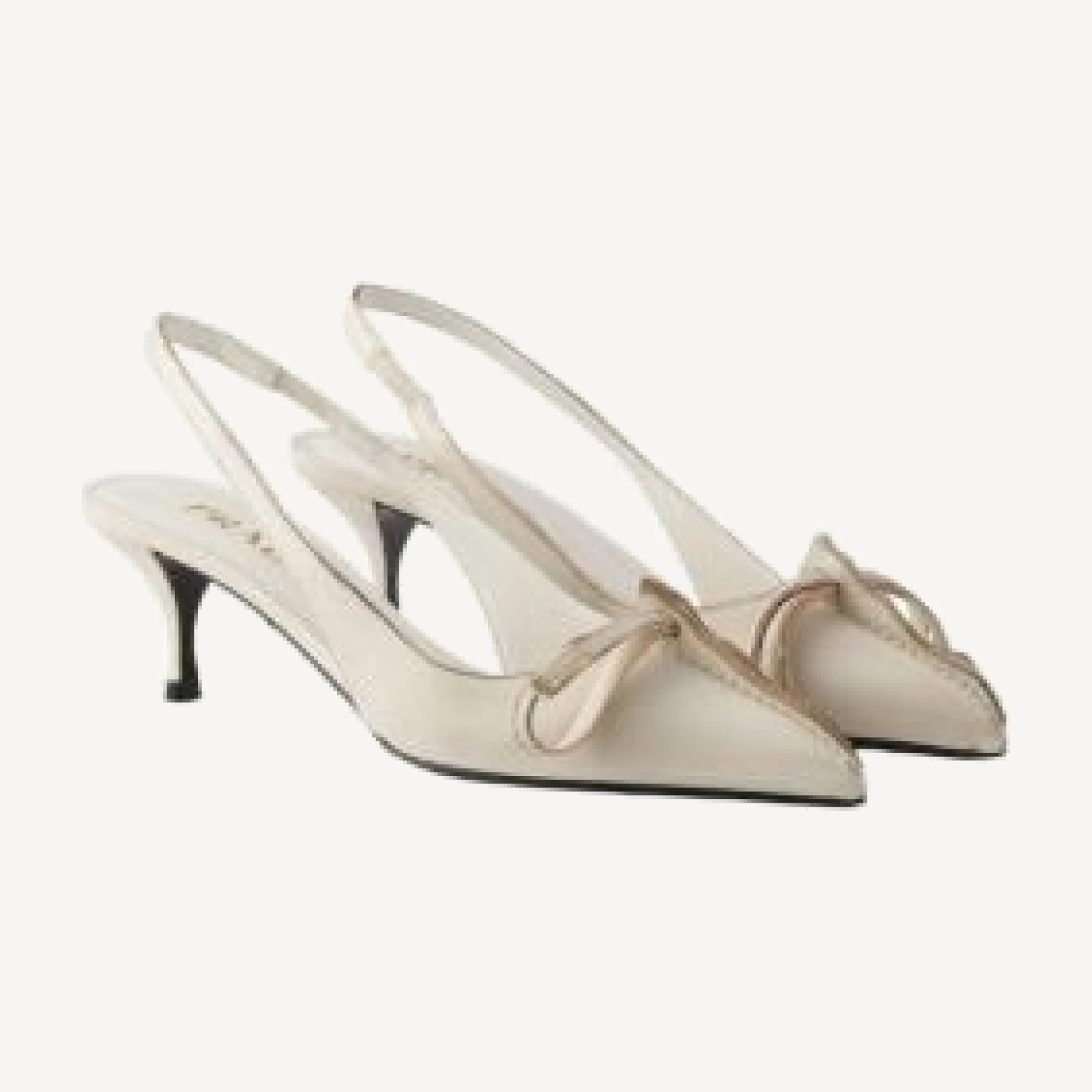 Prada Women's Leather Slingback Pumps
