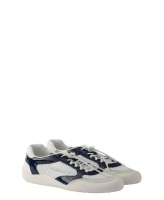 Prada Men's Speedrock Patent Leather and Mesh Fabric Sneakers