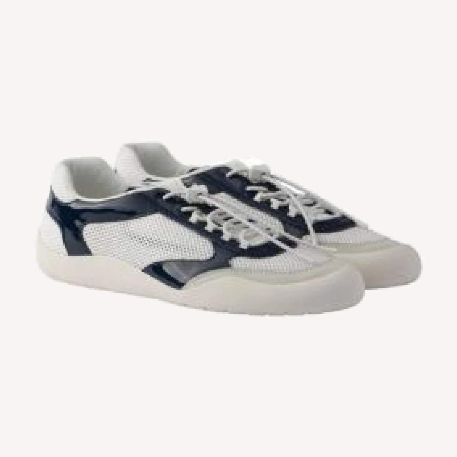 Prada Men's Speedrock Patent Leather and Mesh Fabric Sneakers