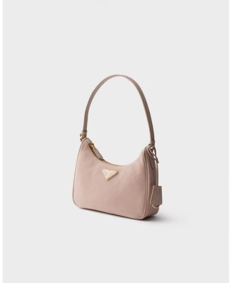 Prada Re-Edition 2005 Nubuck And Saffiano Leather Mini-Bag