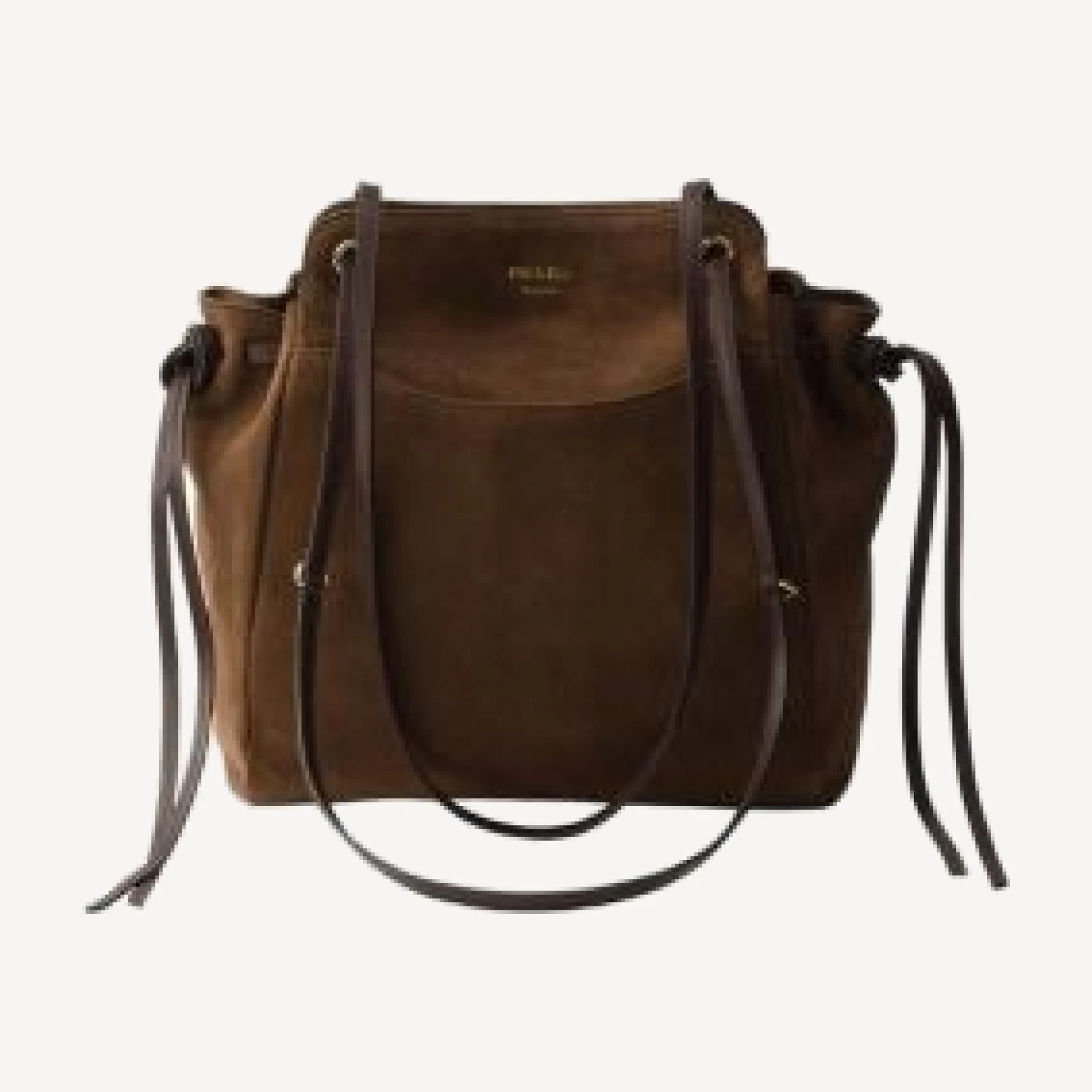 Prada Carry Medium Suede Tote Bag