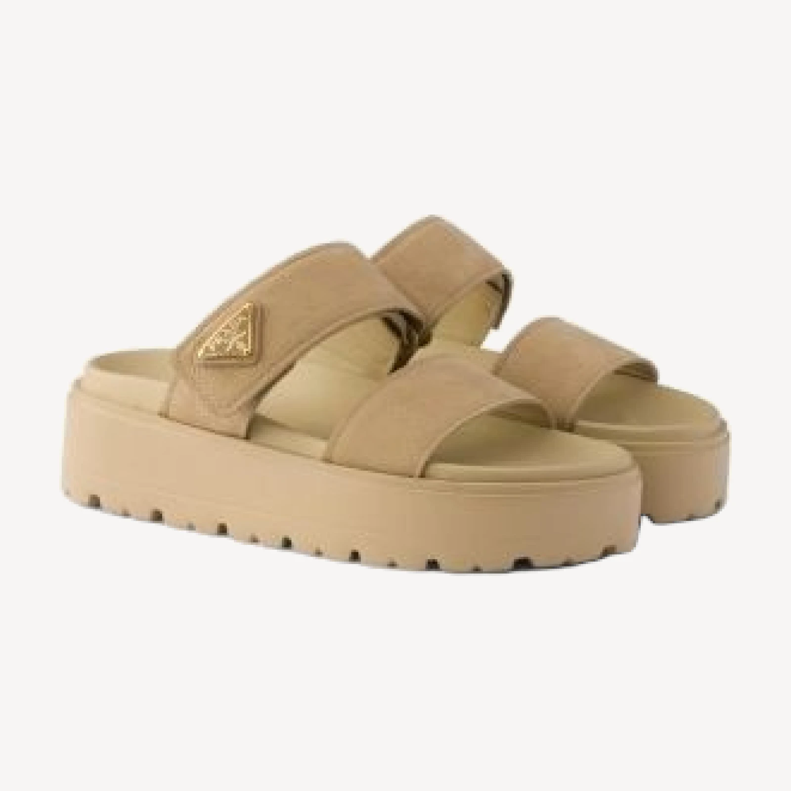 Prada Women's Nubuck Slides