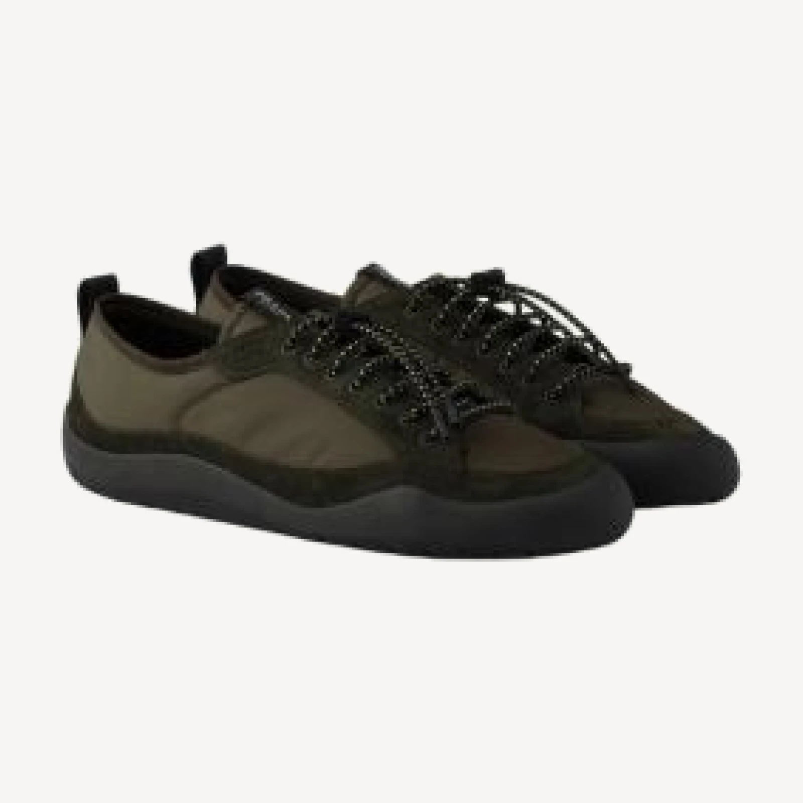 Prada Men's Speedrock Re-Nylon And Suede Sneakers