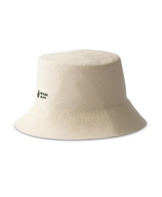 Prada Panama Fabric Bucket Hat