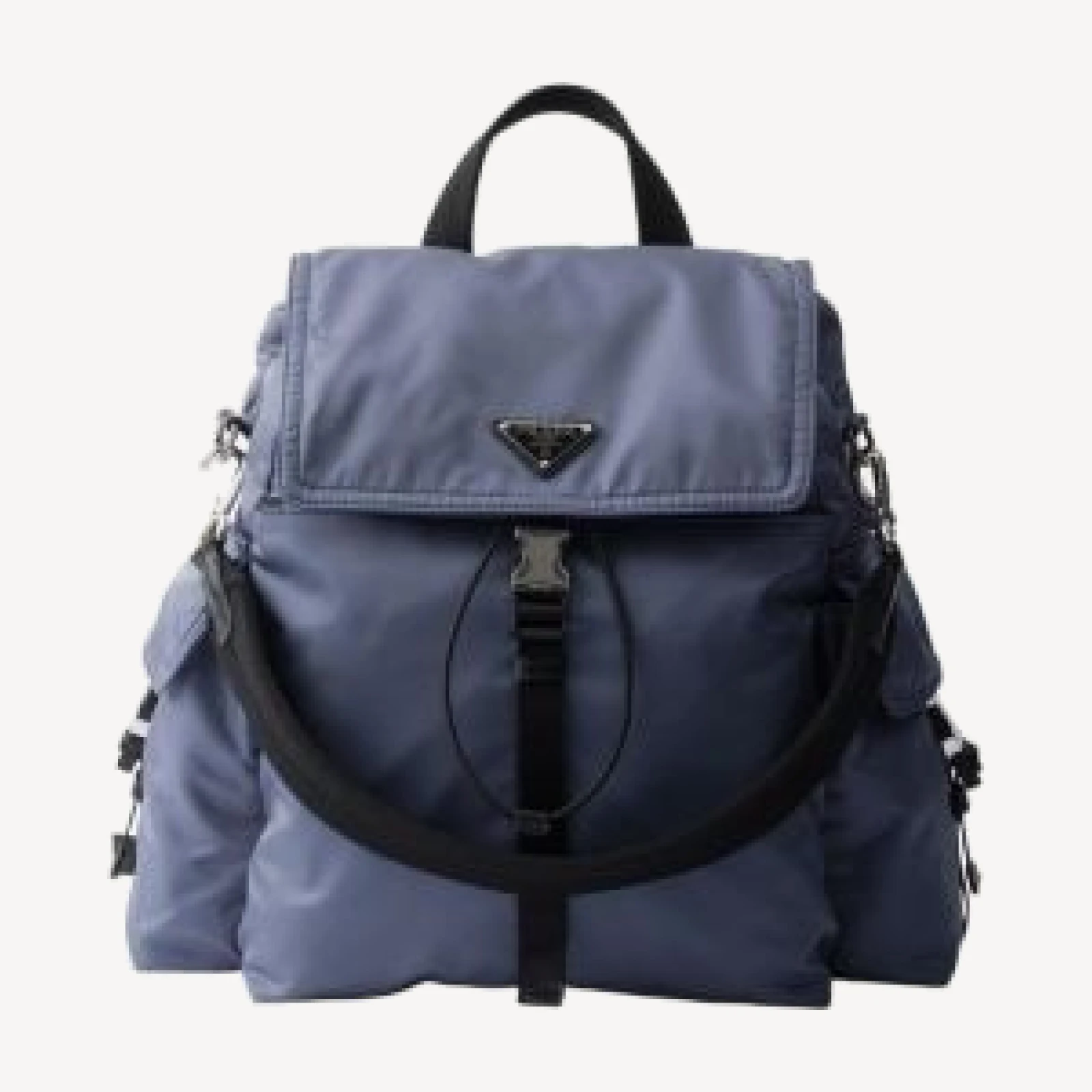 Prada Explore Re-Nylon and Leather Backpack