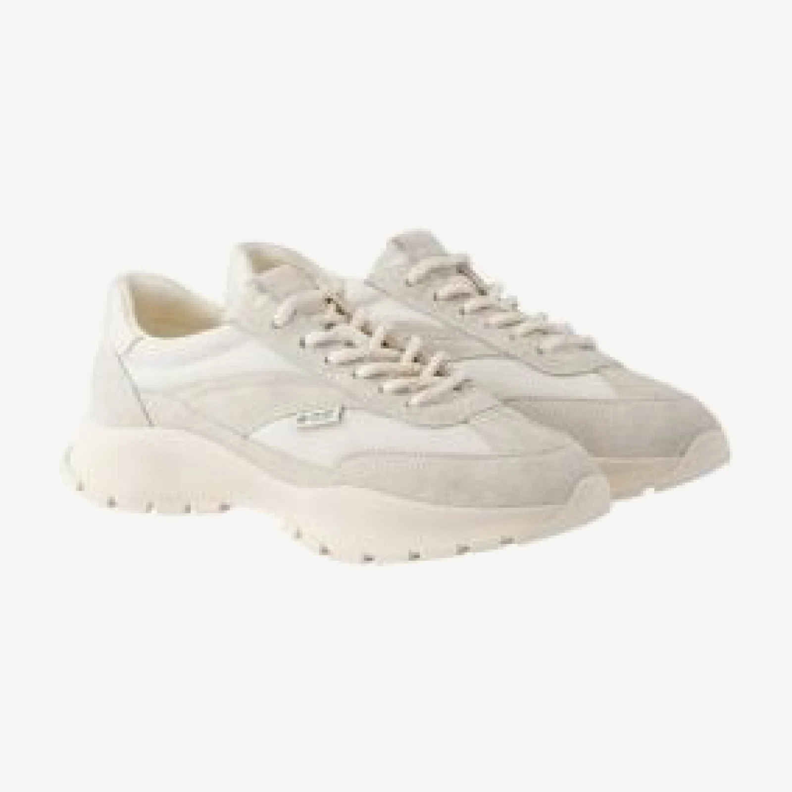 Prada Women's Mesh Fabric And Suede Sneakers
