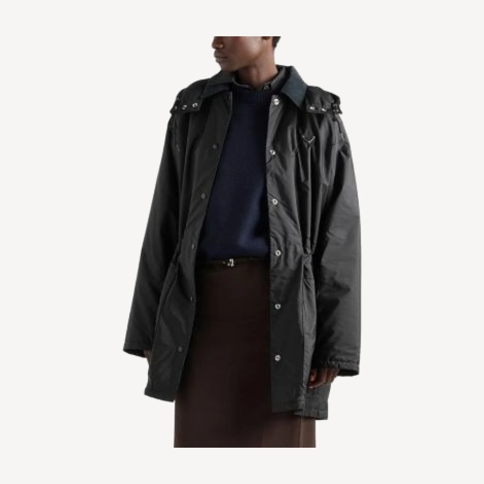 Prada Light-weight Re-Nylon Waterproof Parka