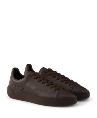 Prada Men's Court Leather Sneakers