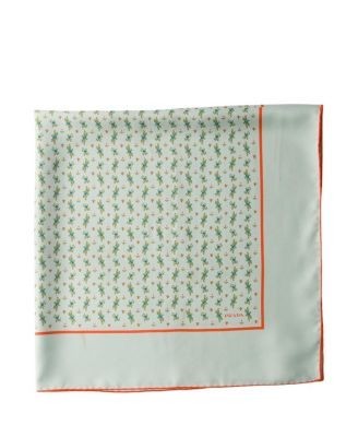 Prada Printed Twill Scarf 90