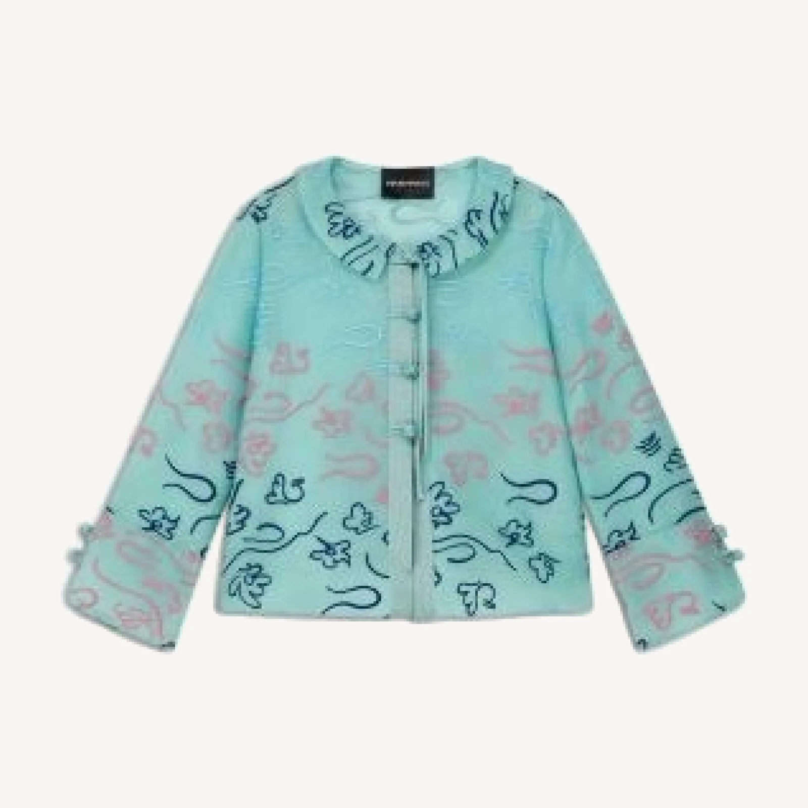 Emporio Armani Floral Embroidered Jacket