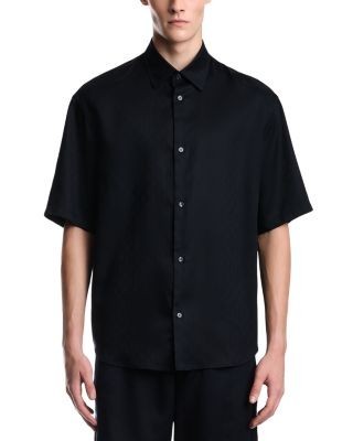 Emporio Armani Jacquard Short Sleeve Shirt