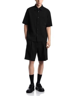 Emporio Armani Down Padded Seersucker Shirt
