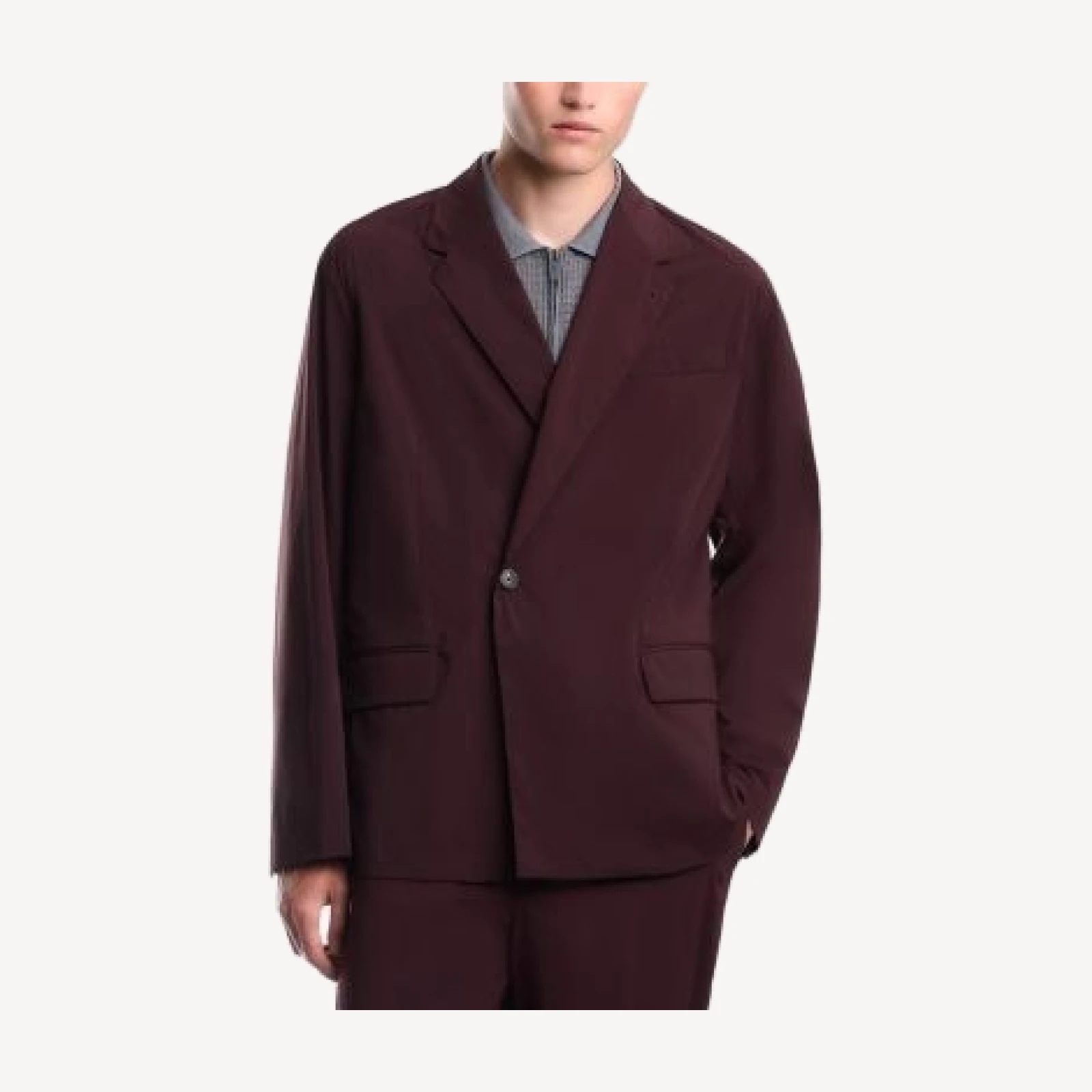 Emporio Armani Single Button Double Breasted Blazer