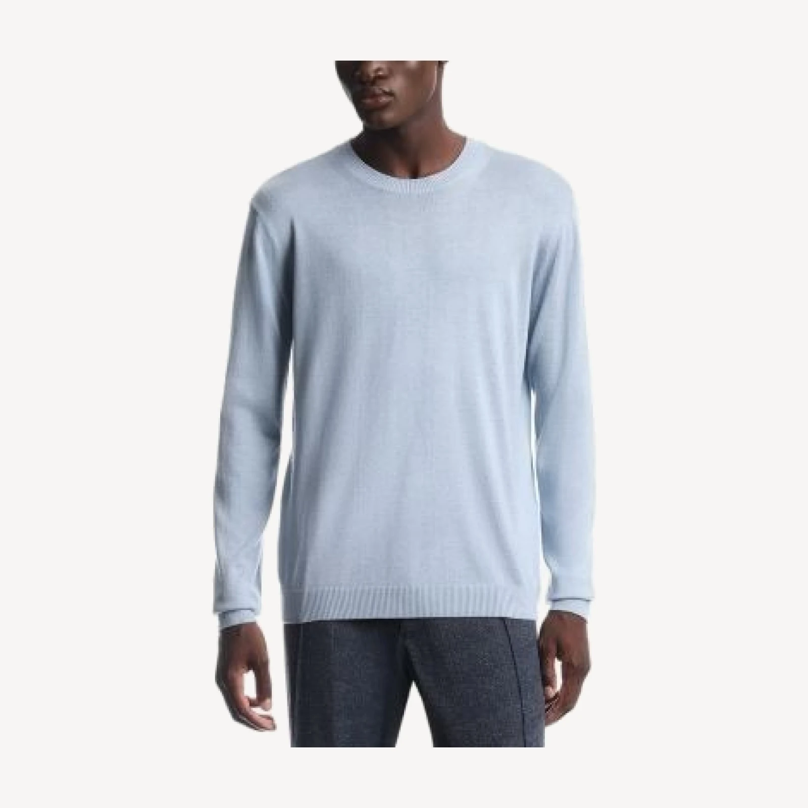 Emporio Armani Silk & Cashmere Pullover Crewneck Sweater