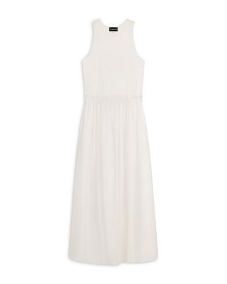 Emporio Armani Elasticized Waist Maxi Dress