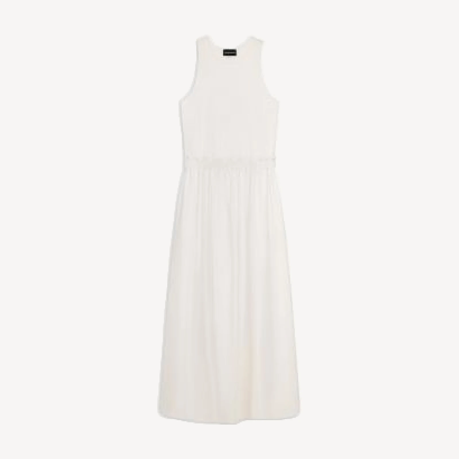Emporio Armani Elasticized Waist Maxi Dress