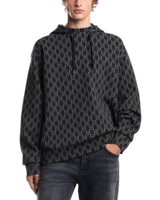 Emporio Armani Oversized Double Cotton Jersey Hoodie