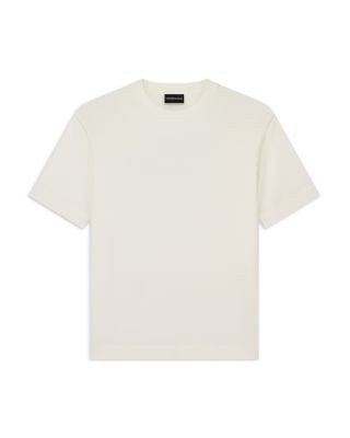 Emporio Armani Jacquard Cotton Jersey T-Shirt