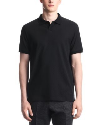 Emporio Armani Cotton Johnny Collar Polo Shirt