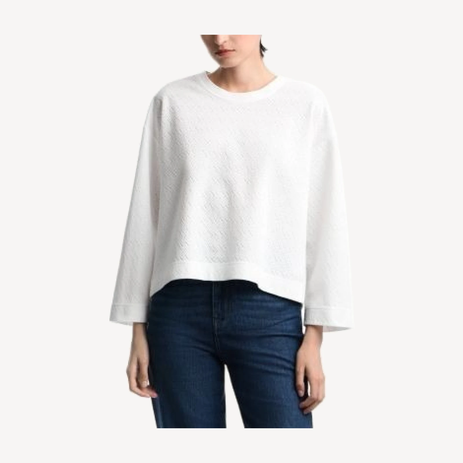 Emporio Armani Chevron Jacquard Jersey Sweater