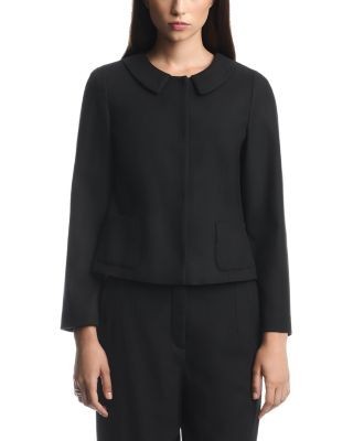Emporio Armani Collared Stretch Blend Blazer