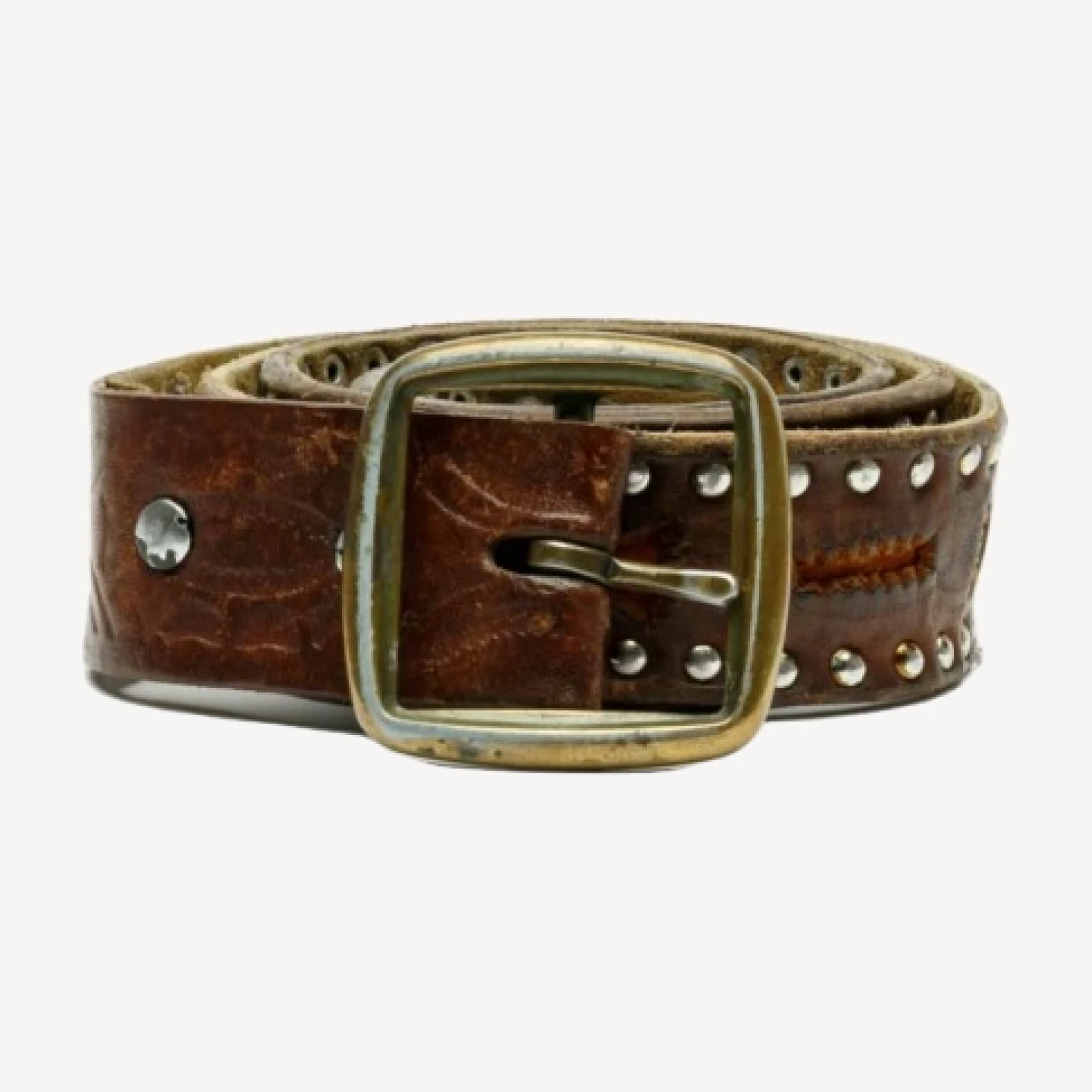 RE/DONE Vintage | 70s Leather Stud Belt | Vintage Belts
