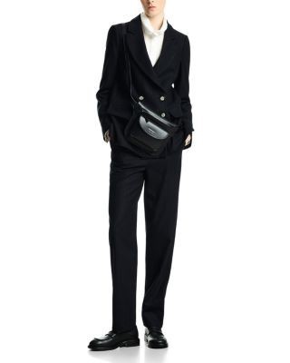 Emporio Armani Pinstripe Wool Blend Blazer