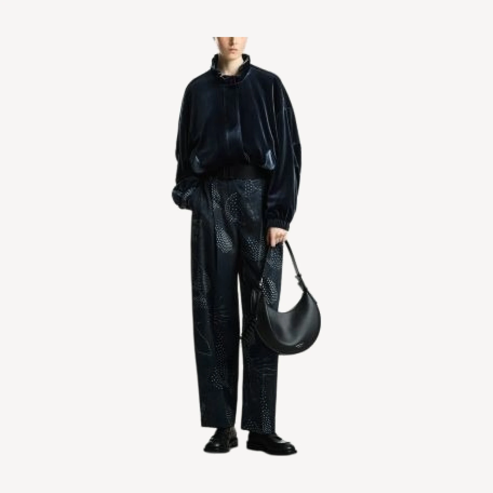Emporio Armani Pleated Creponne Pants
