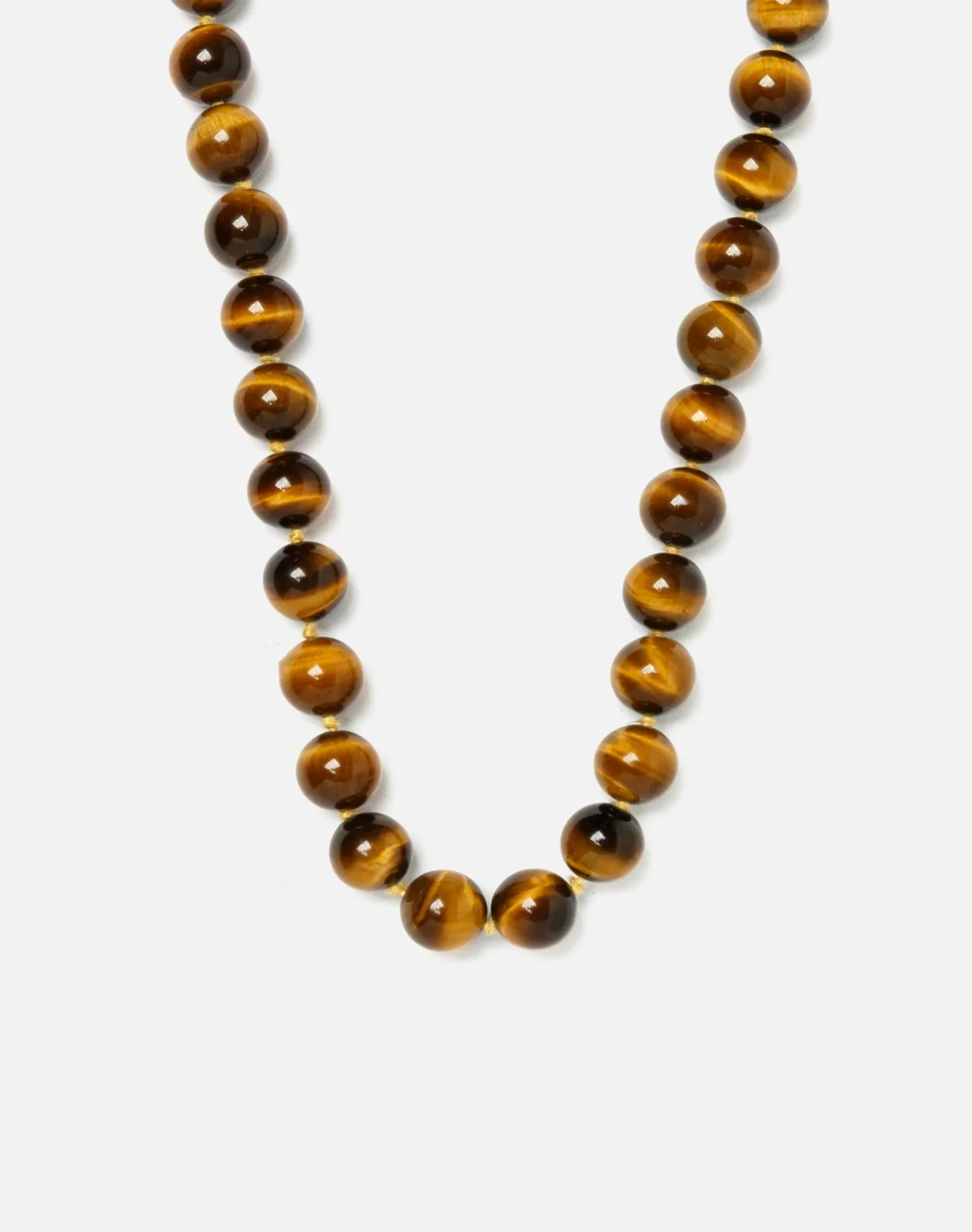 RE/DONE Vintage | 60s Tigers Eye Beaded Choker | Vintage Necklaces