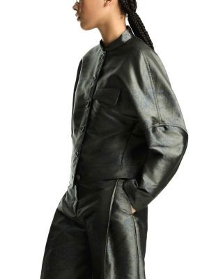 Emporio Armani Landscape Jacquard Bomber Jacket