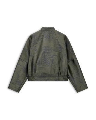 Emporio Armani Landscape Jacquard Bomber Jacket