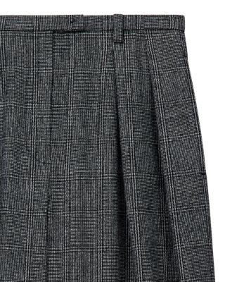 Emporio Armani Check Button Front Trousers