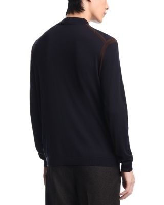 Emporio Armani Mock Neck Sweater with Inlay Details