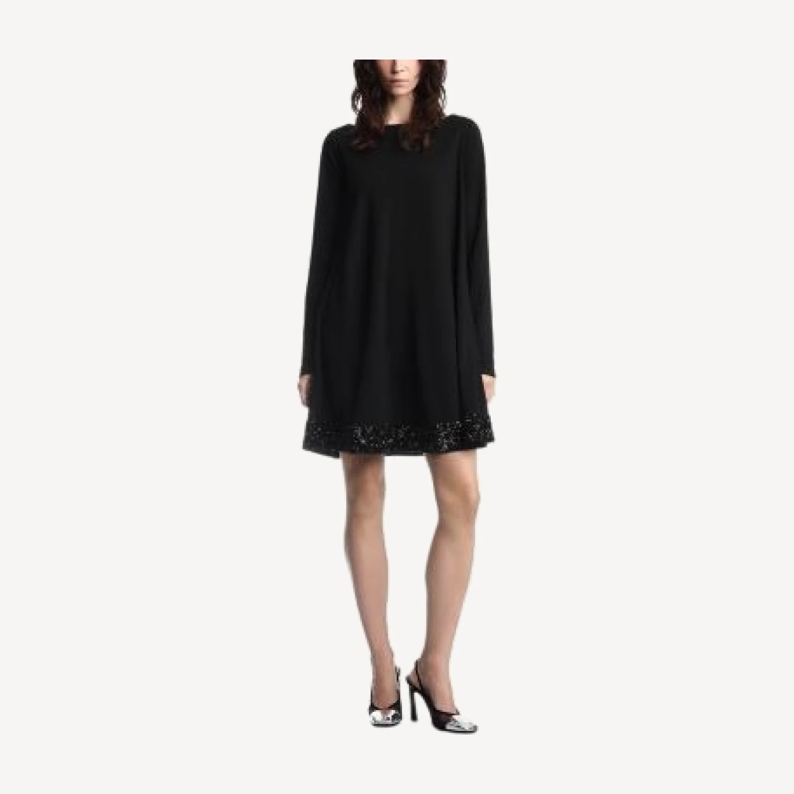 Emporio Armani Stretch Interlock Jersey Dress