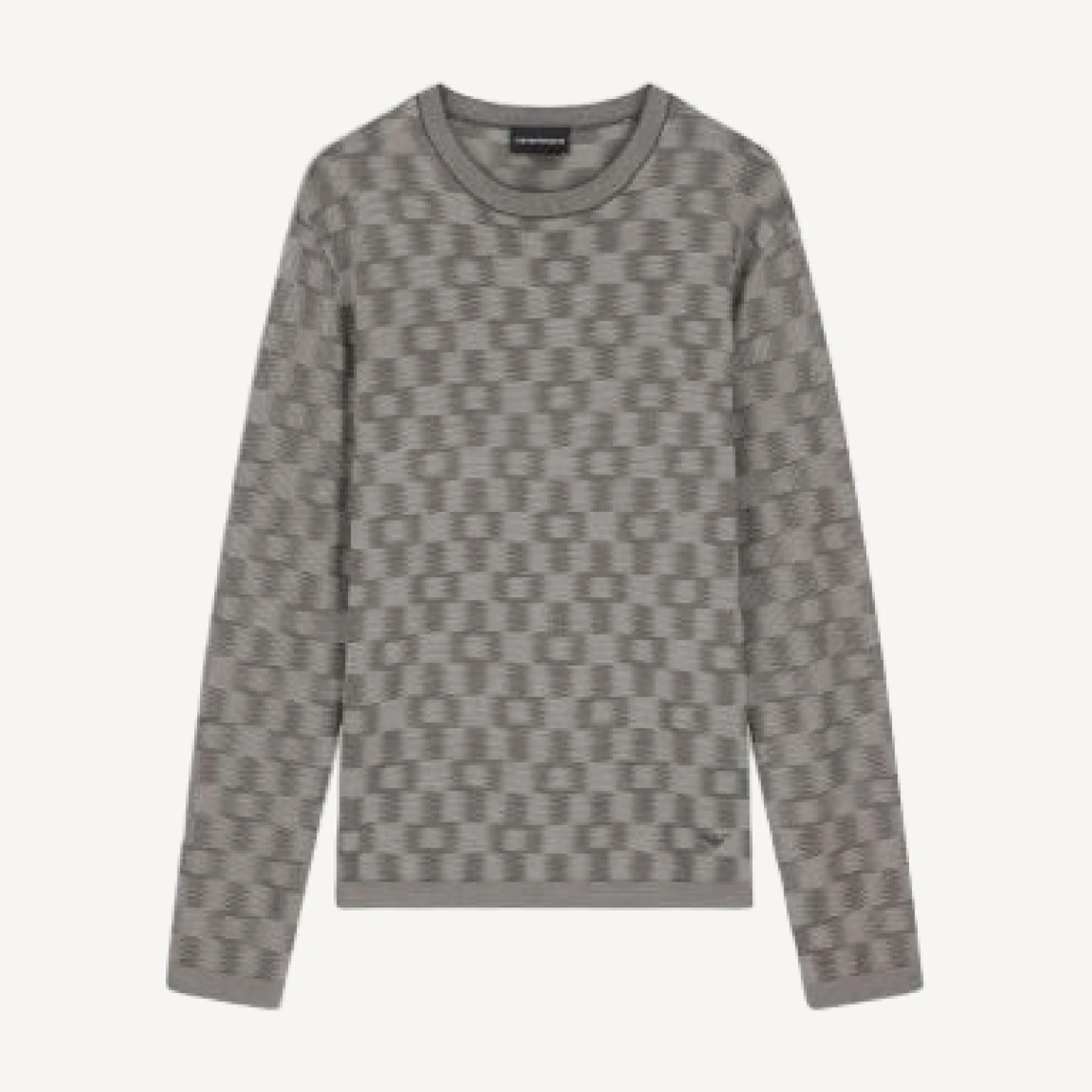 Emporio Armani Virgin Wool Fancy Stitch Sweater