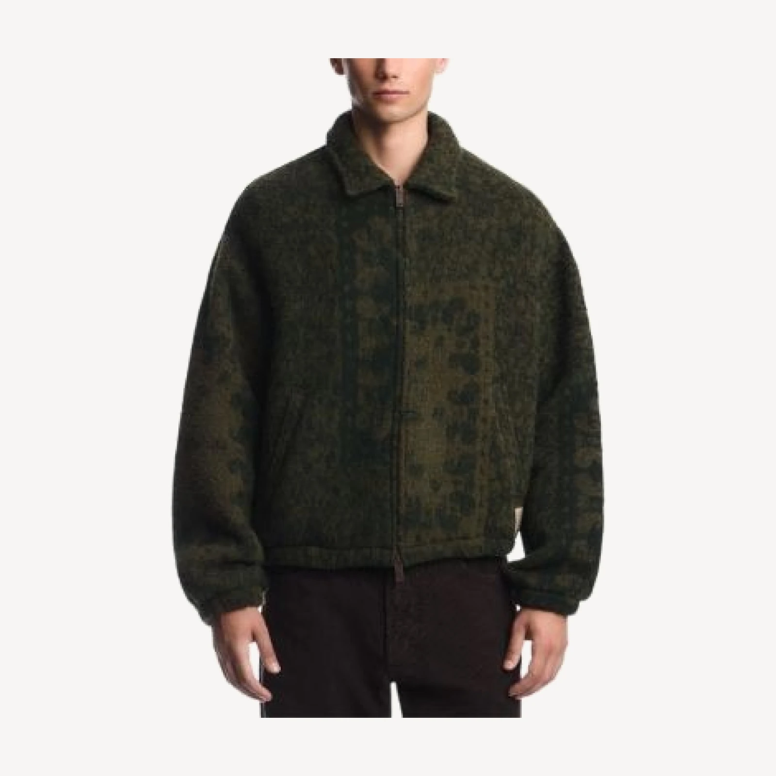 Emporio Armani Wool Blend Blouson Jacket