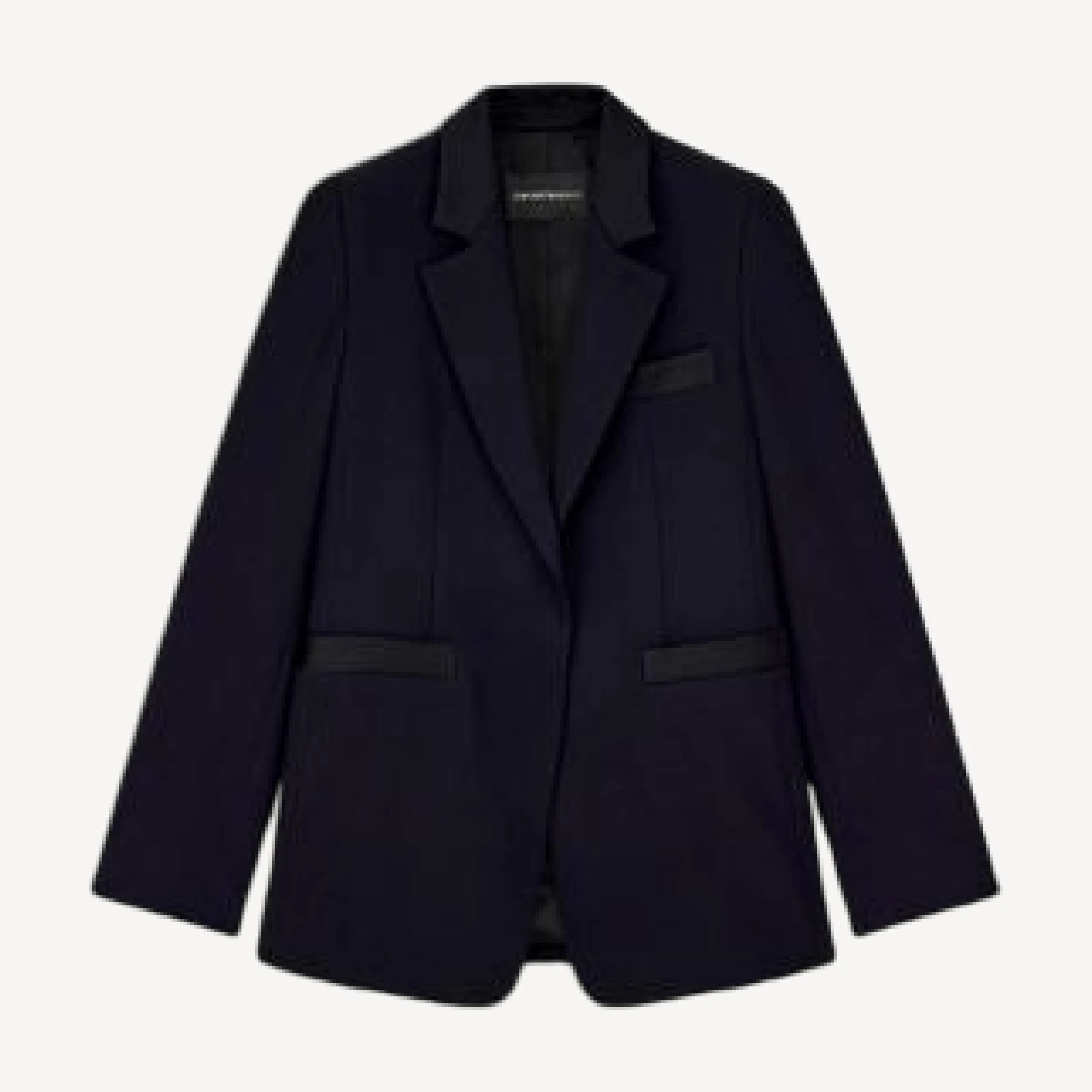 Emporio Armani Two Button Satin Blazer
