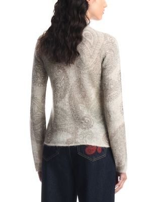 Emporio Armani Alpaca Blend Mock Neck Sweater