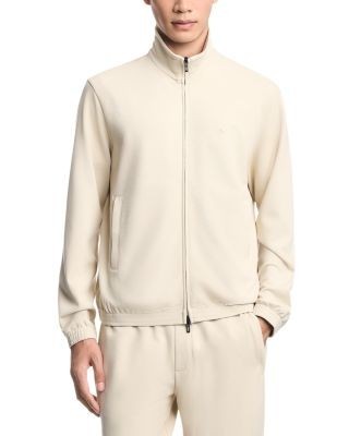 Emporio Armani Textured Full Zip Sweatshirt
