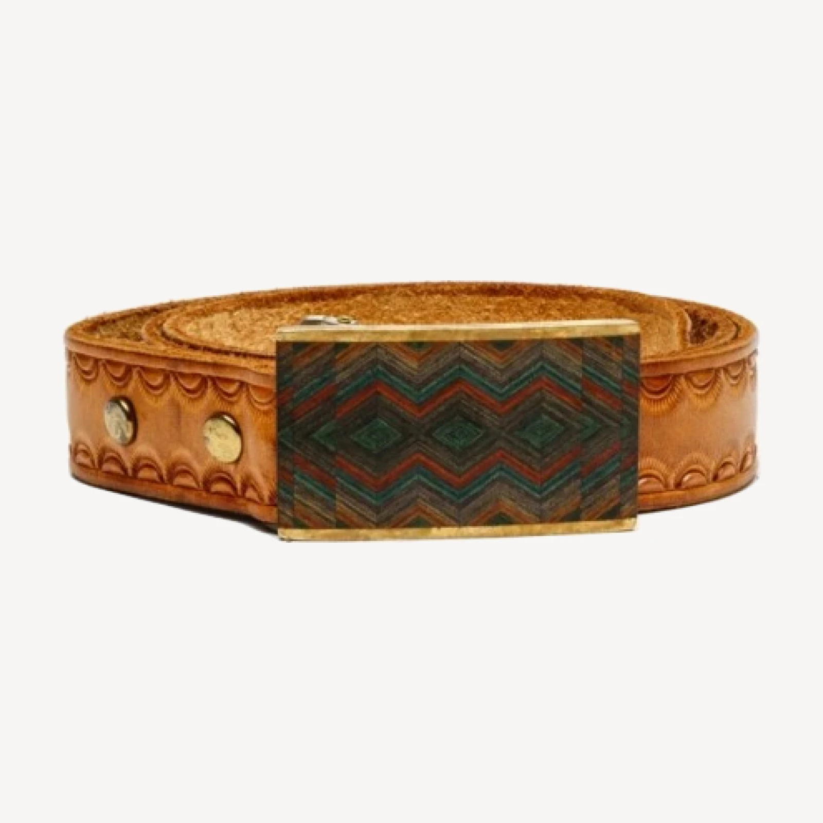 RE/DONE Vintage | 70s Inlaid Belt | Vintage Belts