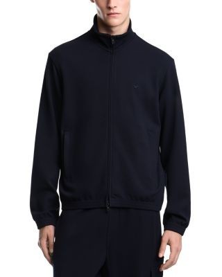 Emporio Armani Textured Zip Sweatshirt