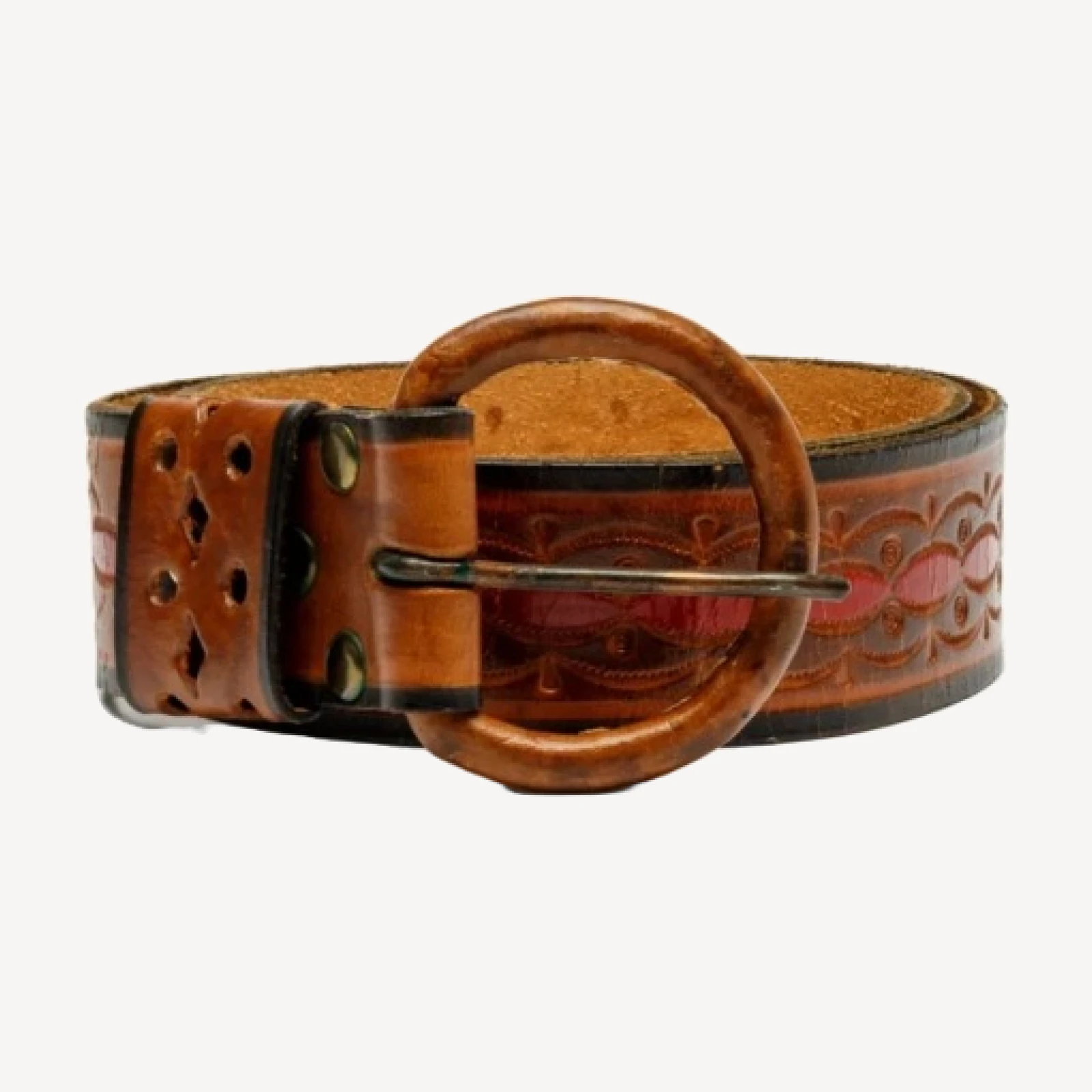 RE/DONE Vintage | 70s Embossed Leather Belt | Vintage Belts