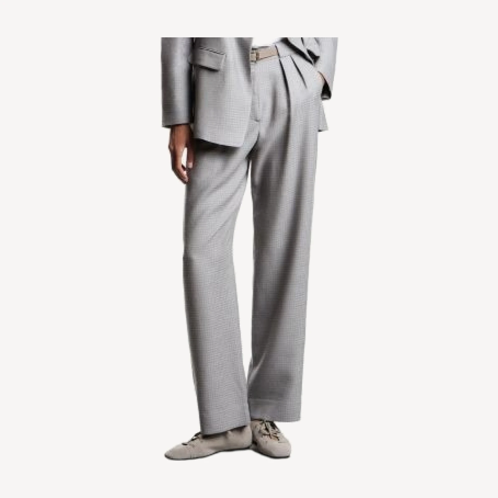 Emporio Armani Pied De Poule Checkered Trousers