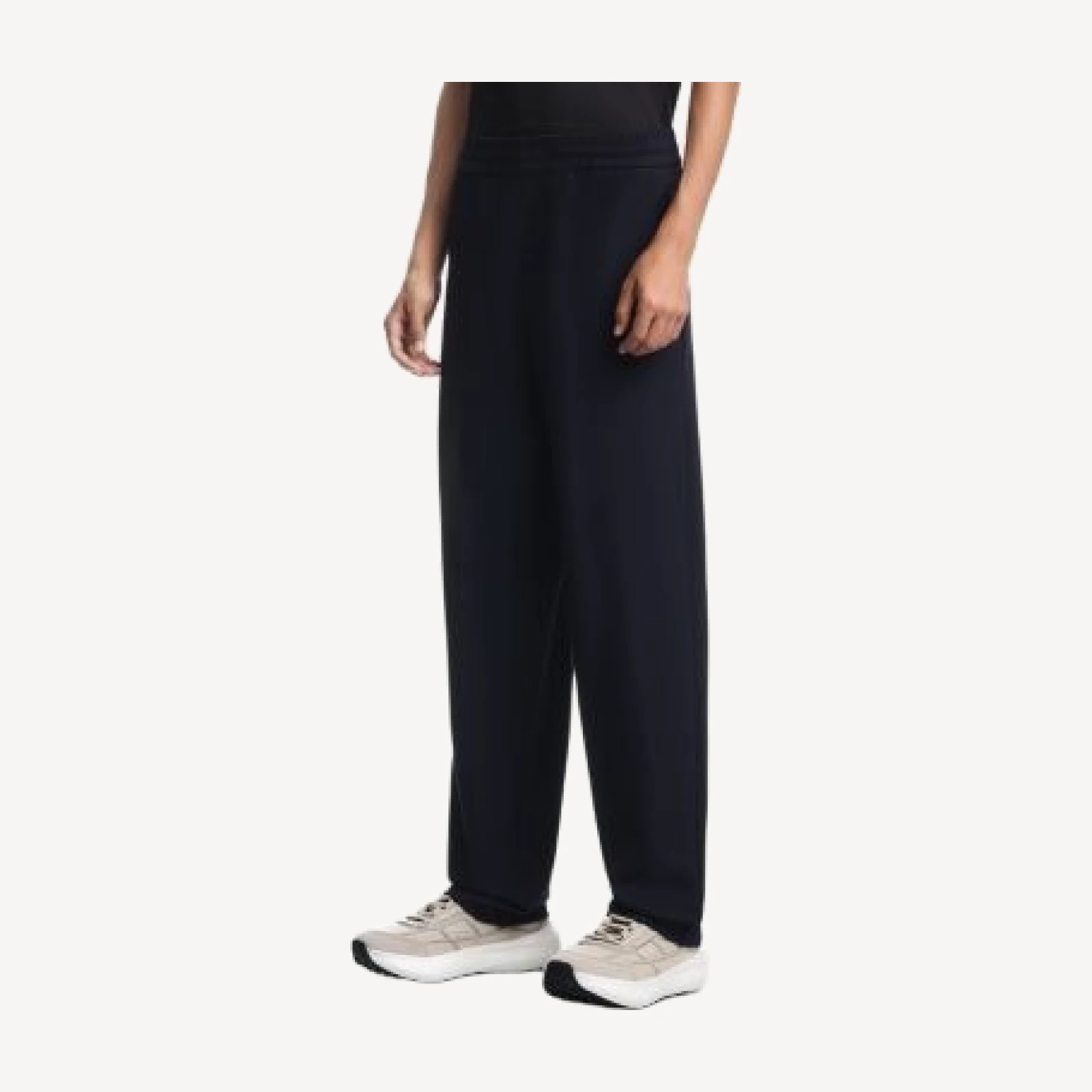 Emporio Armani Regular Fit Textured Stretch Trousers