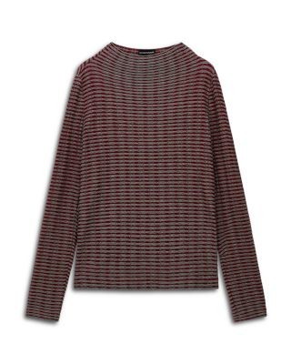 Emporio Armani Striped Jacquard Jersey Sweater