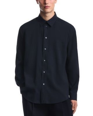 Emporio Armani Point Collar Regular Dark Navy Shirt