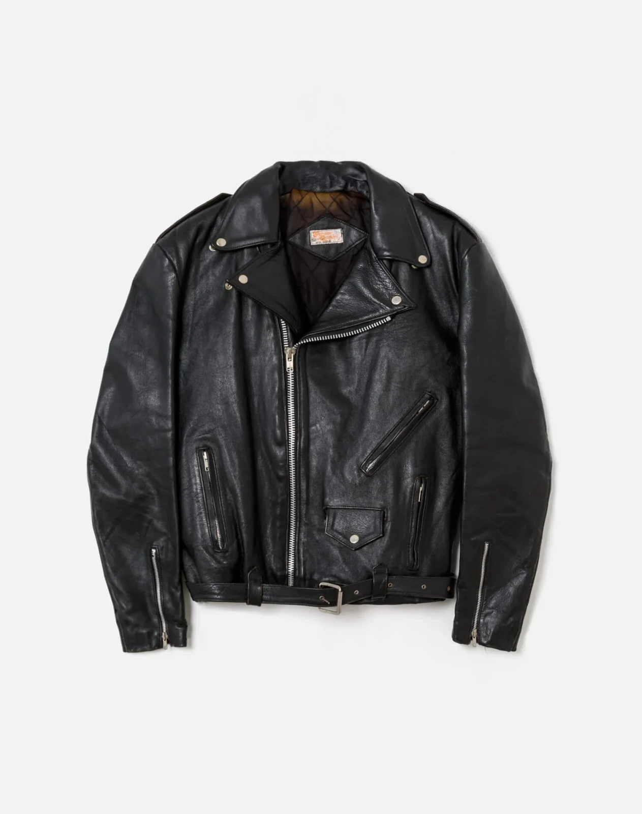 RE/DONE Vintage | 80s Leather Moto Jacket