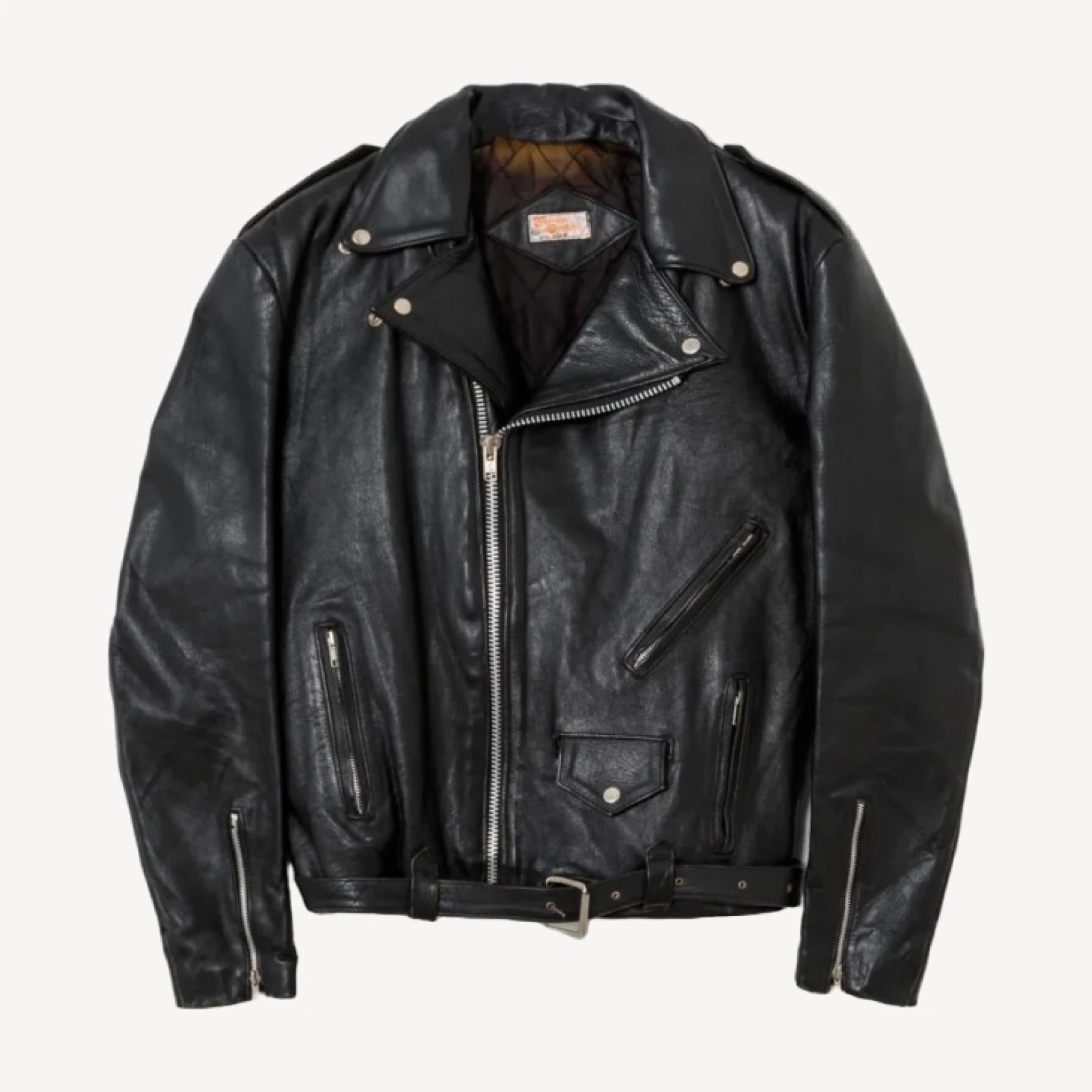 RE/DONE Vintage | 80s Leather Moto Jacket
